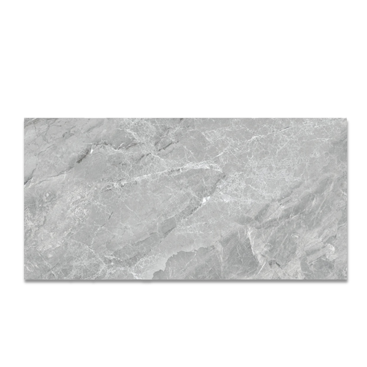 Elegant Zenith Dark Grey Porcelain Tiles, Polished for Refined Homes