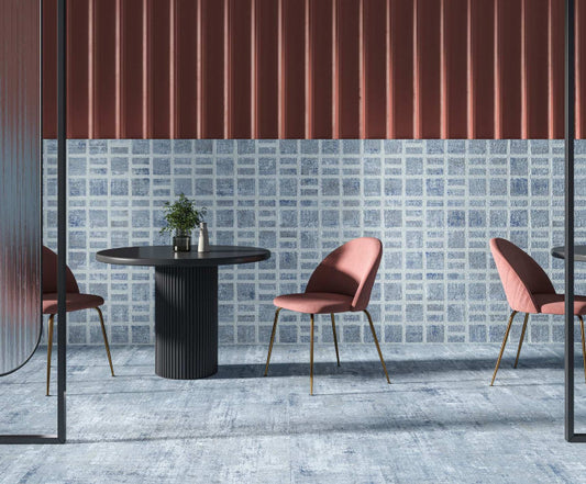 Milano Blue Frame Natural 50x100