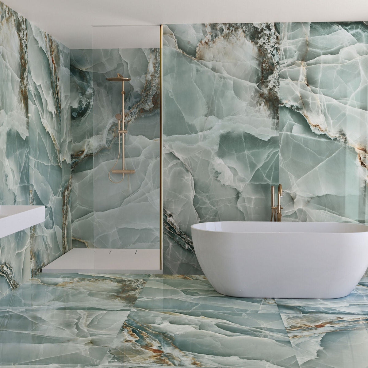 Onyx Turquoise Polished 60x120