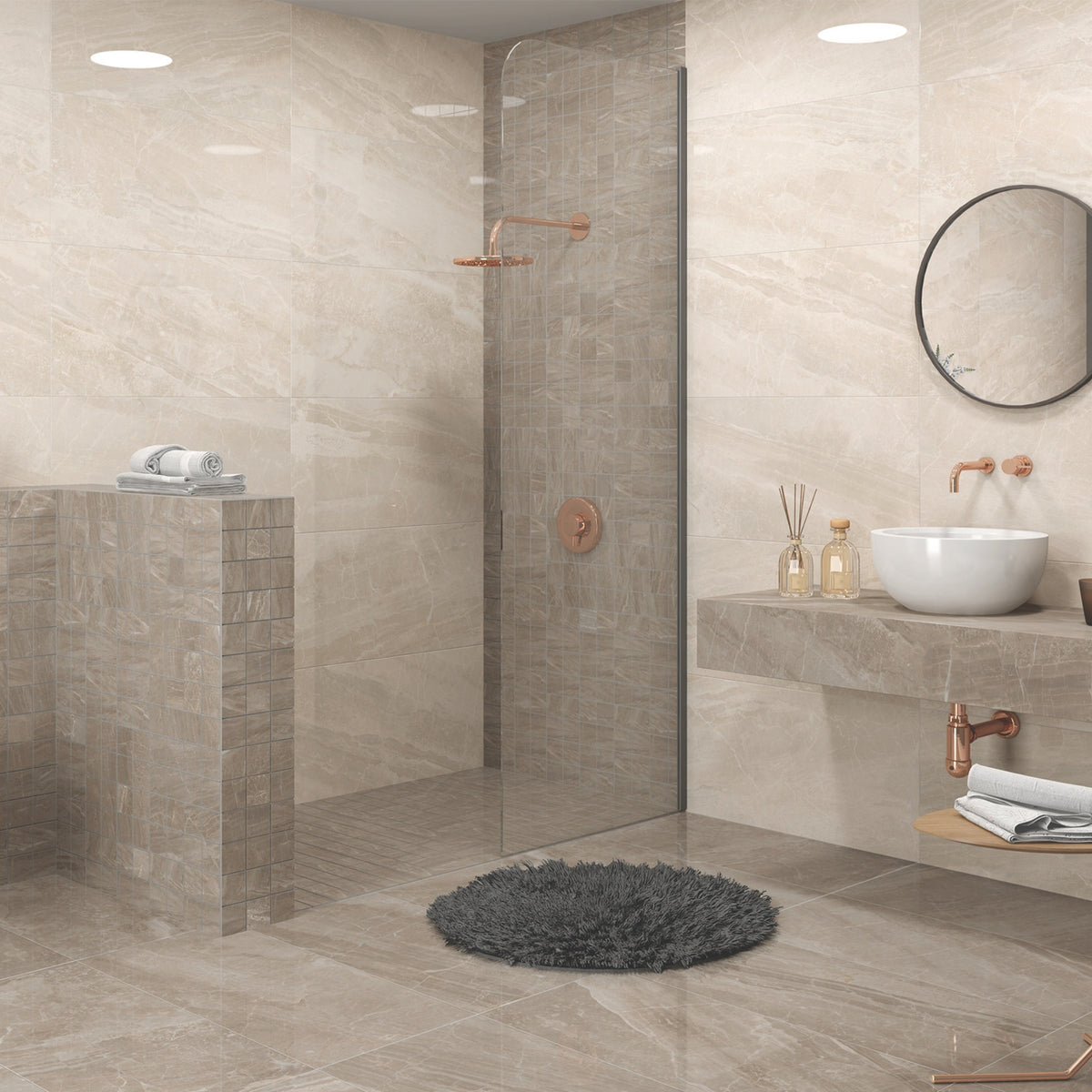 Kashmir Hueso Polished 30x60