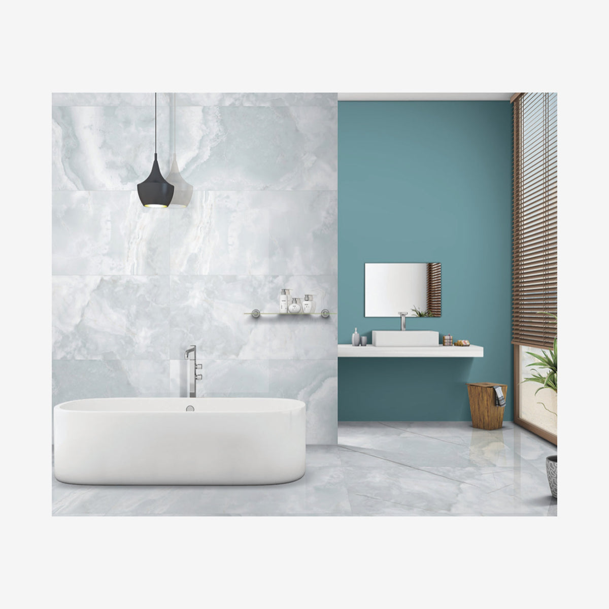 Lux Onyx Blue Polished 60x120