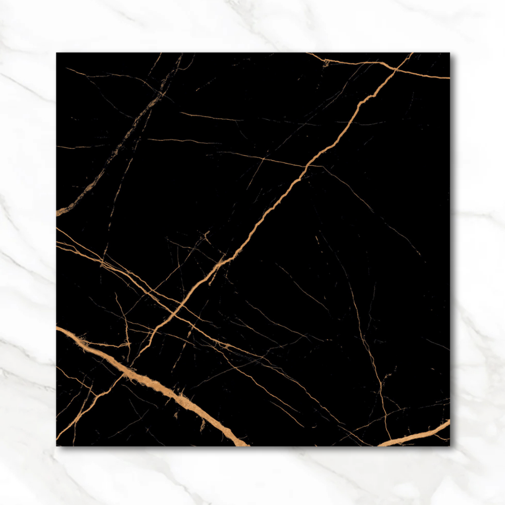 Atlantis Black Gloss 60x60