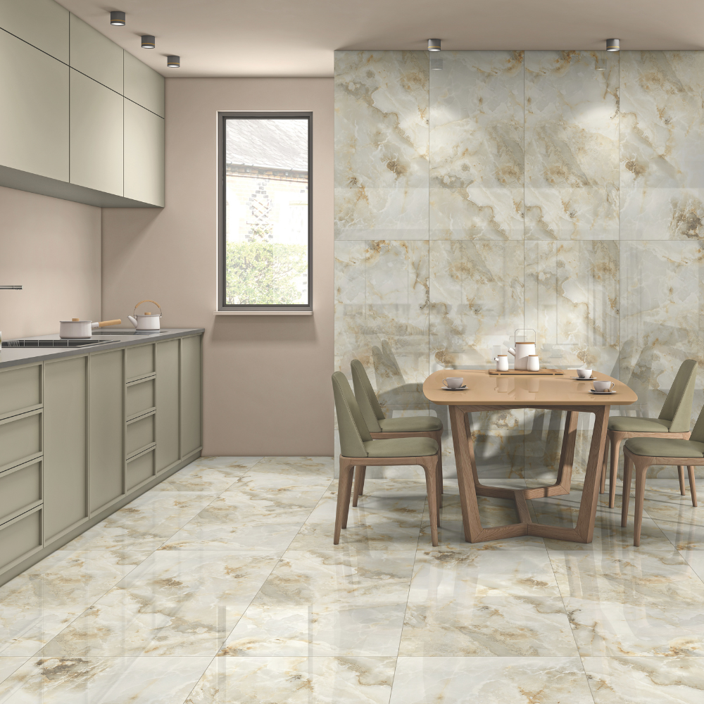 Cloudstone Beige Onyx Gloss 60x120