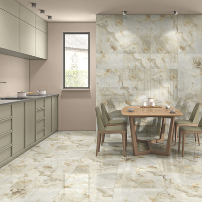 Cloudstone Beige Onyx Gloss 60x120