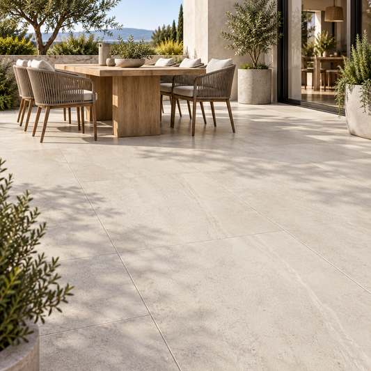Lavica Arena 60x90x2 outdoor porcelain tile roomset