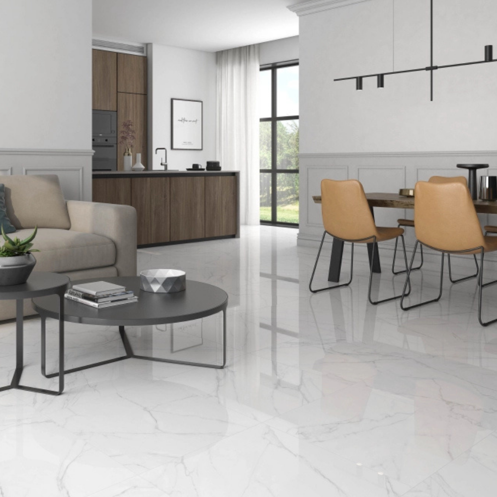 Lincoln White Polished 120x120