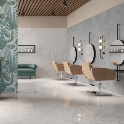 Lincoln White Polished 120x120