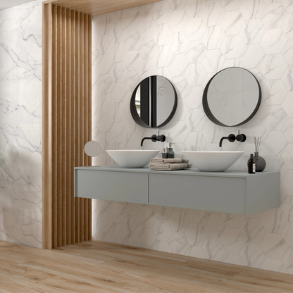 Lincoln White Polished 120x120