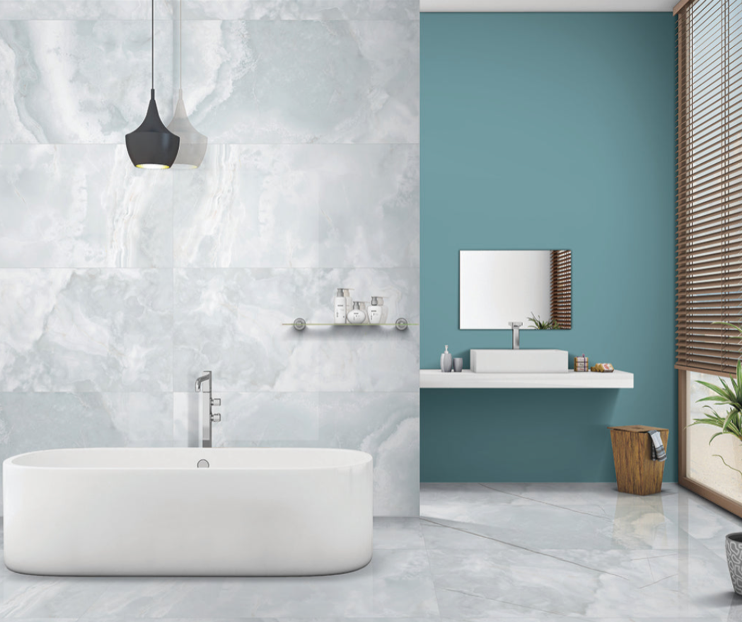Lux Onyx Blue Polished 60x120