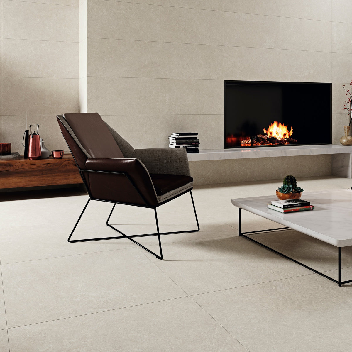 Land Ivory Matt 75x75