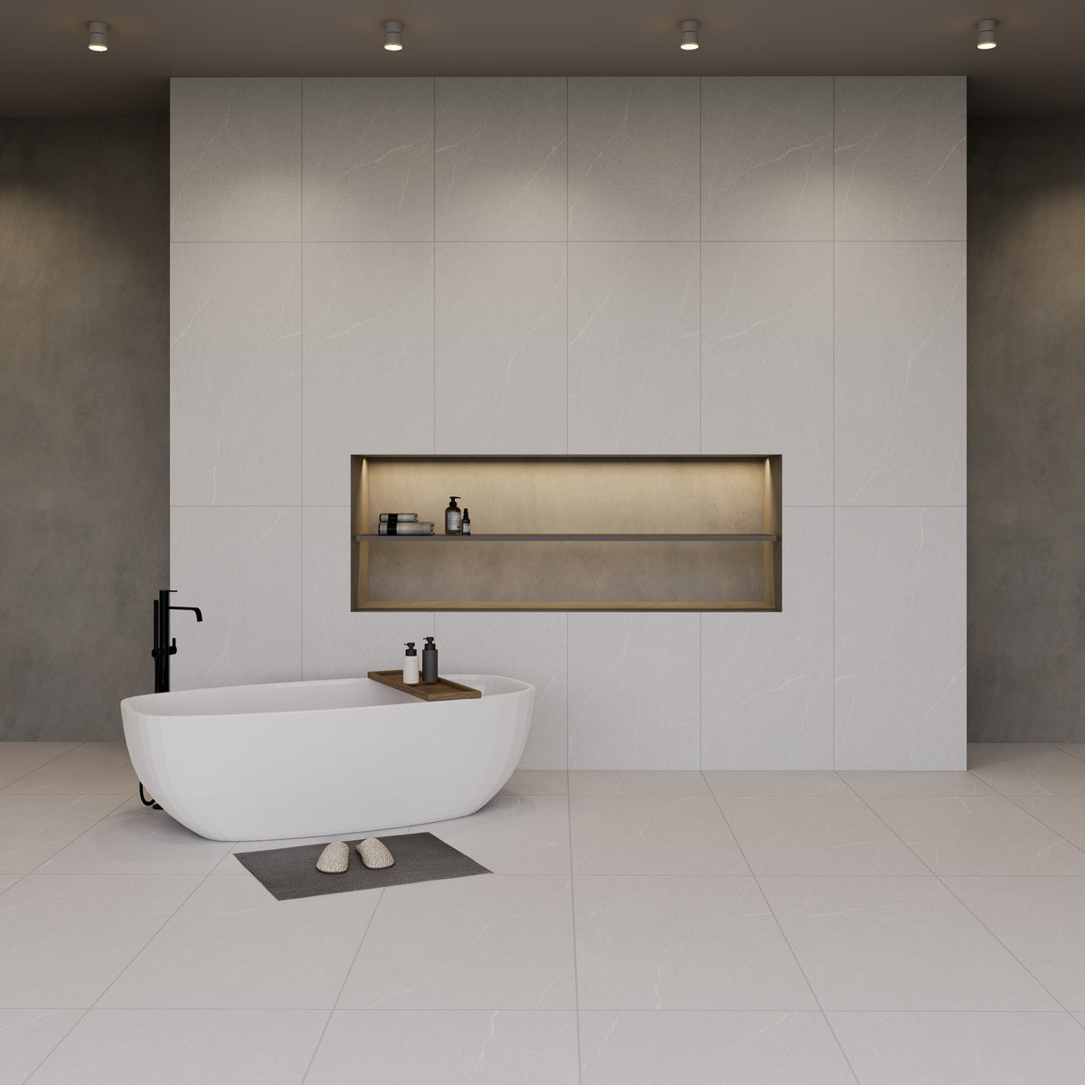 Serona Bianco Matt Carving 60x120