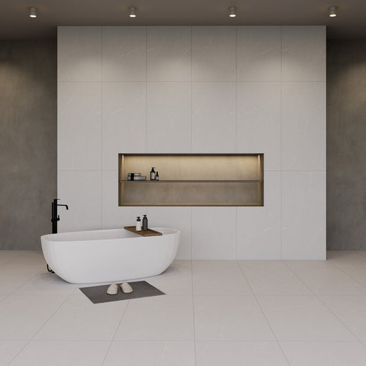 Serona Bianco Matt Carving 60x120