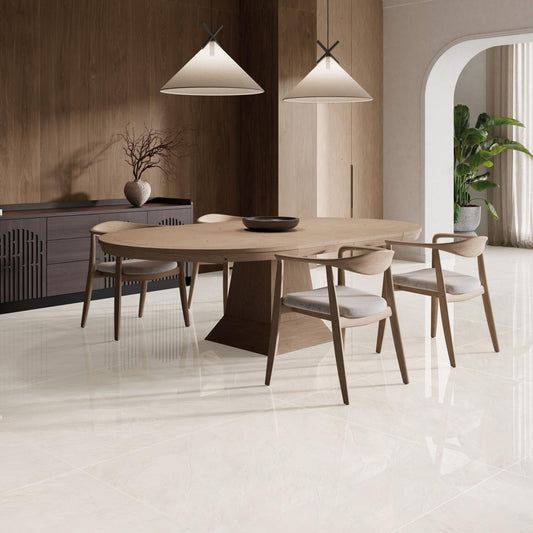 Namibia Bianco Polished 60x120 room-set