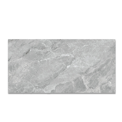 Elegant Zenith Dark Grey Porcelain Tiles, Polished for Refined Homes