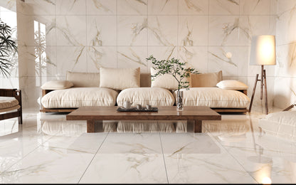 Seaside white Gloss 60x60