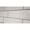 Pristine Elegance 10x30 White Matt Bevelled Ceramic Tiles
