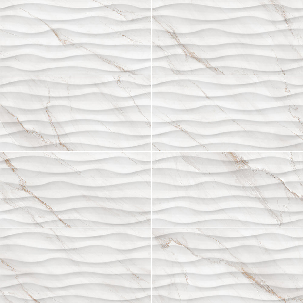 Carrara Gold Relief Gloss 30x60