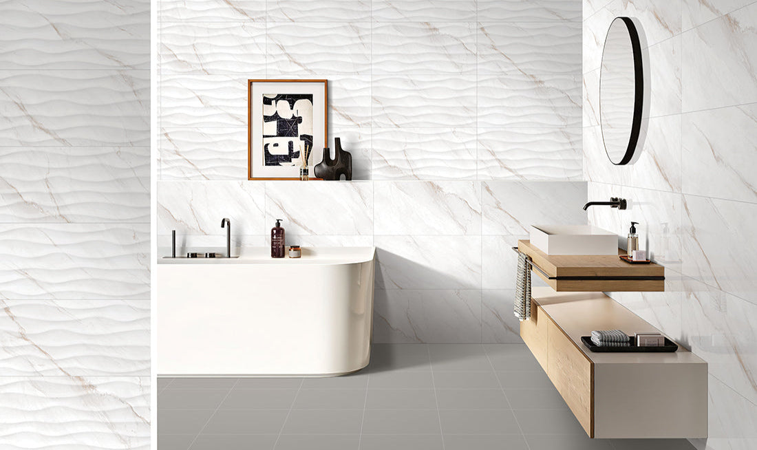 Carrara Gold Relief Gloss 30x60
