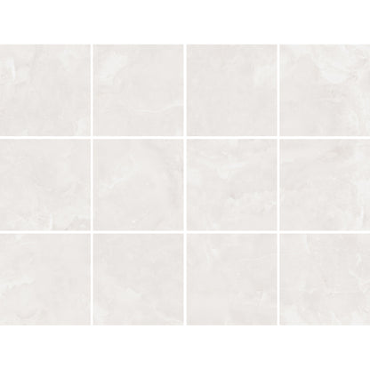 Refined Onyx Bianco Matt Porcelain Tiles 60x60