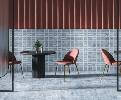 Milano Blue Frame Natural 50x100