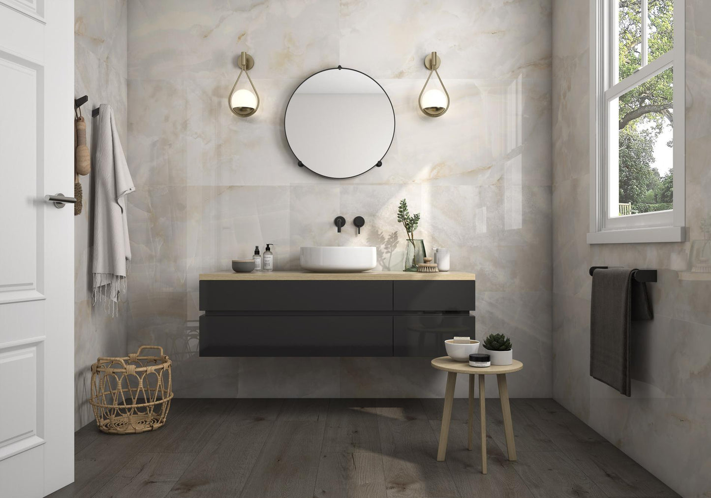 Sardonyx Cream Satin 60x120