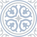 Charming Blue Retro Cube Ceramic Tiles 20x20 Matt Finish