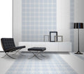 Charming Blue Retro Cube Ceramic Tiles 20x20 Matt Finish